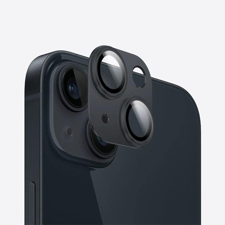 For iPhone 15 Plus Kalebol Precise Alignment Stepped Eagle Eye Metal Lens Film(Black) by Kalebol