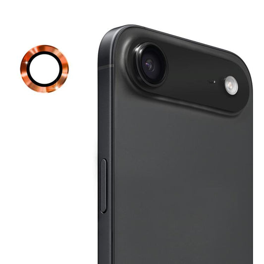 For iPhone Air ENKAY 9H Rear Lens Aluminium Alloy Tempered Glass Film(Orange) by ENKAY