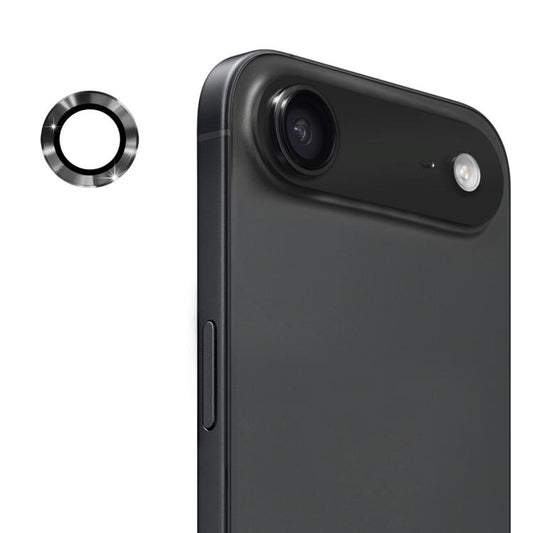 For iPhone Air ENKAY 9H Rear Lens Aluminium Alloy Tempered Glass Film(Graphite Ggrey) by ENKAY