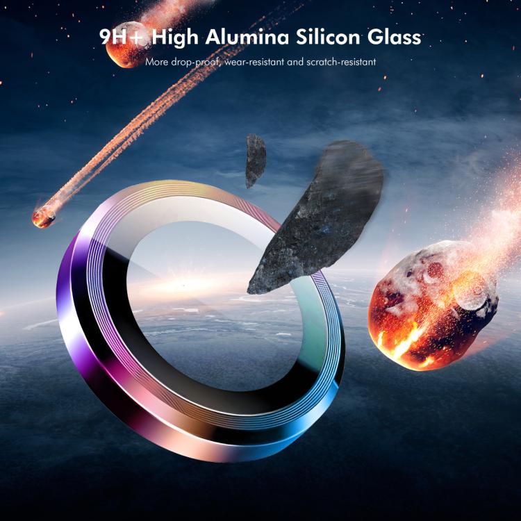 For iPhone Air ENKAY 9H Rear Lens Aluminium Alloy Tempered Glass Film(Titanium Grey) by ENKAY