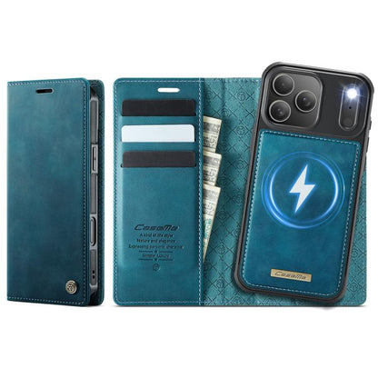 For iPhone 17 Pro Max CaseMe C49 MagSafe RFID Blocking Detachable Wallet Leather Phone Case(Green) by CaseMe