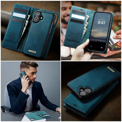 For iPhone 17 CaseMe C49 MagSafe RFID Blocking Detachable Wallet Leather Phone Case(Green) by CaseMe