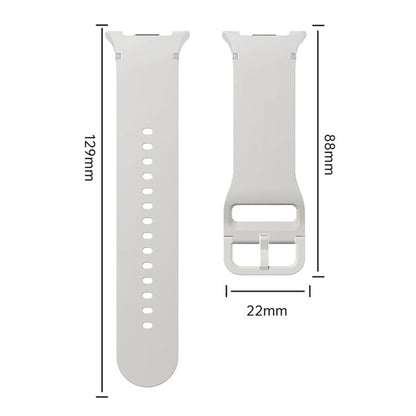 For Samsung Galaxy Watch8 44mm Rhombic Texture Bezel and Solid Color Stitched Silicone Watch Band(Pink Silver) by bashfashion