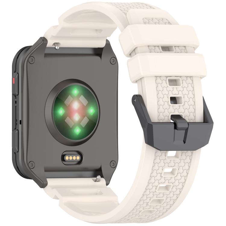 For Garmin Venu X1 Armor Silicone Watch Band(Starlight) by bashfashion