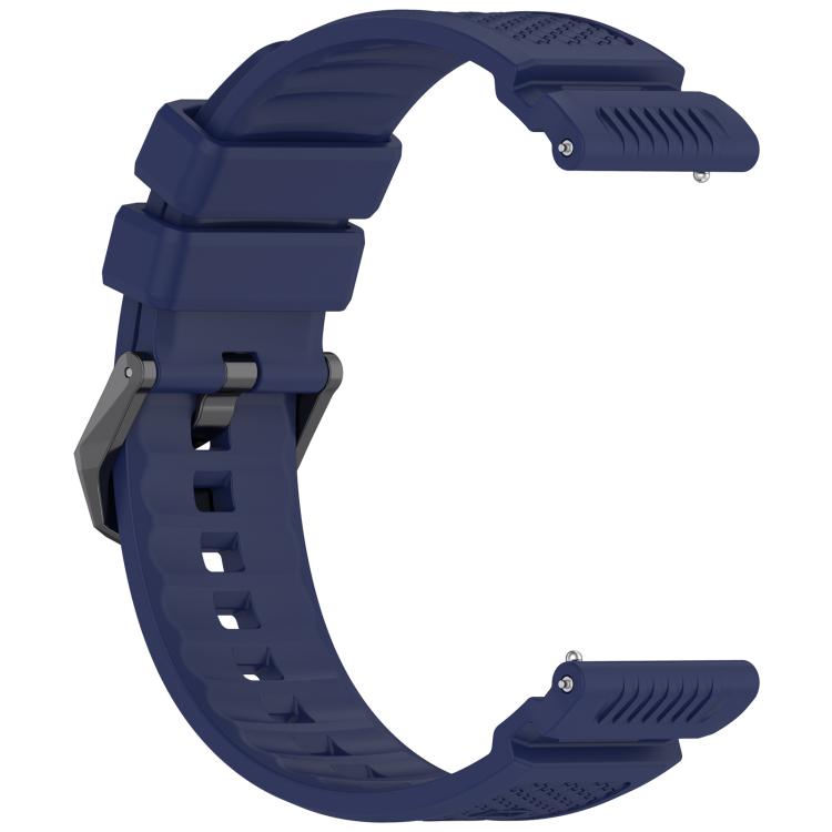 For Garmin Venu X1 Armor Silicone Watch Band(Dark Blue) by bashfashion
