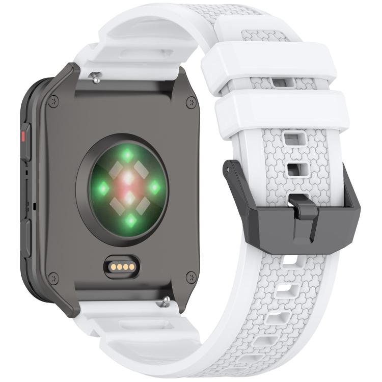For Garmin Venu X1 Armor Silicone Watch Band(White) by bashfashion