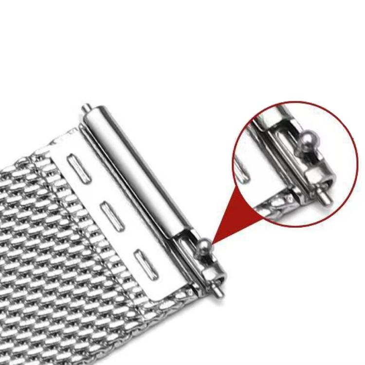 For Garmin Venu X1 Double Buckle Milanese Stainless Steel Watch Band(Silver) by bashfashion