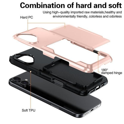 For iPhone 17 Kalebol Flip Card Wallet Holder Shockproof Phone Case(Black) by Kalebol