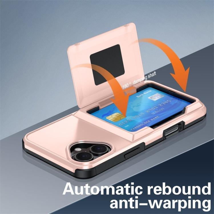 For iPhone 17 Kalebol Flip Card Wallet Holder Shockproof Phone Case(Gray) by Kalebol