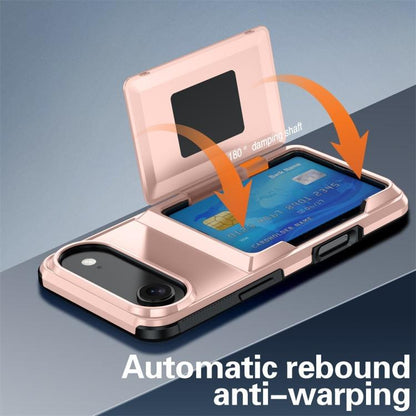 For iPhone Air Kalebol Flip Card Wallet Holder Shockproof Phone Case(Black) by Kalebol