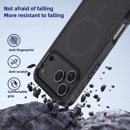 For iPhone 17 Pro Max Kalebol 2 in 1 Matte MagSafe Shockproof Phone Case by Kalebol