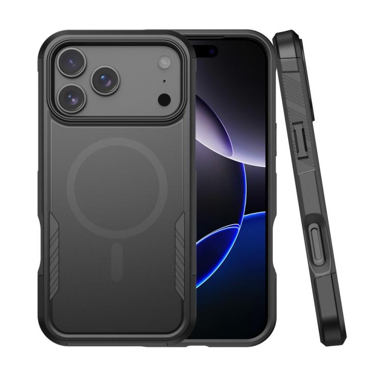 For iPhone 17 Pro Kalebol 2 in 1 Matte MagSafe Shockproof Phone Case by Kalebol