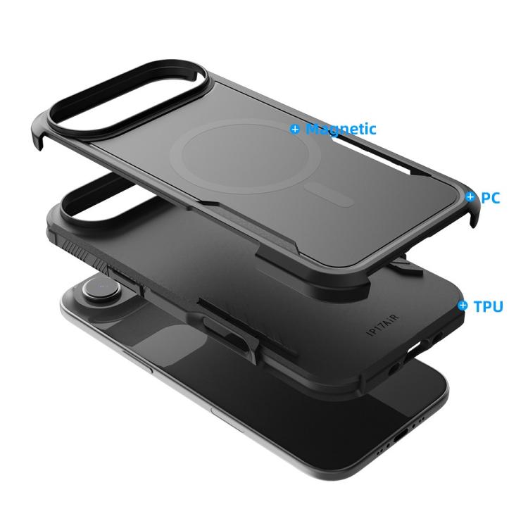 For iPhone Air Kalebol 2 in 1 Matte MagSafe Shockproof Phone Case by Kalebol
