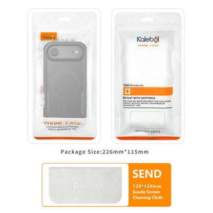 For iPhone Air Kalebol 2 in 1 Matte MagSafe Shockproof Phone Case by Kalebol