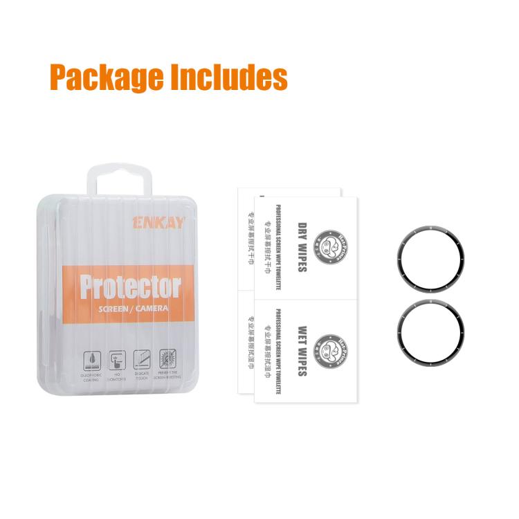 For OnePlus Watch 3 43mm 2pcs ENKAY 3D Full Coverage Soft PC Edge PMMA HD Screen Protector Film by ENKAY