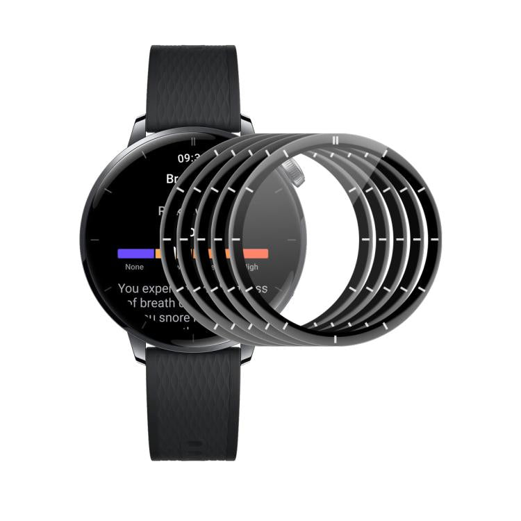 For OnePlus Watch 3 43mm 5pcs ENKAY 3D Full Coverage Soft PC Edge PMMA HD Screen Protector Film by ENKAY