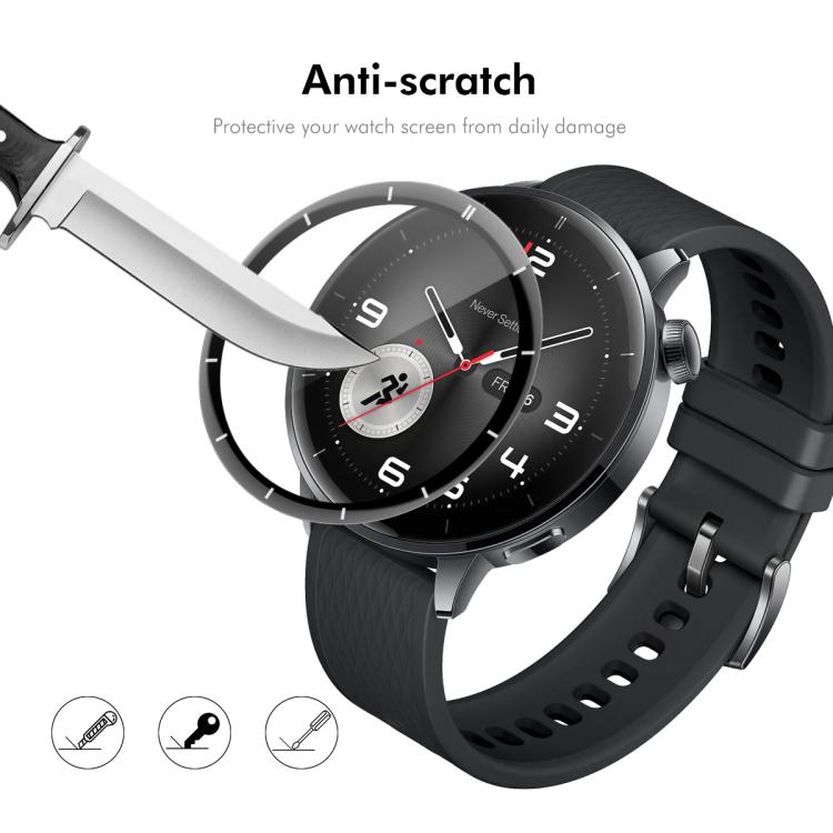 For OnePlus Watch 3 43mm 5pcs ENKAY 3D Full Coverage Soft PC Edge PMMA HD Screen Protector Film by ENKAY