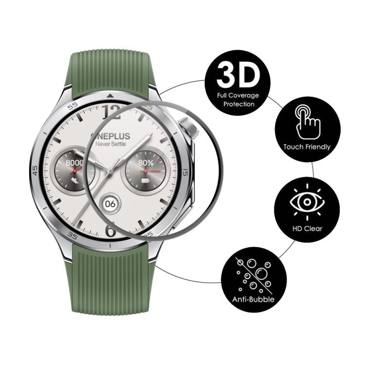 For OnePlus Watch 3 46mm 10pcs ENKAY 3D Full Coverage Soft PC Edge PMMA HD Screen Protector Film by ENKAY