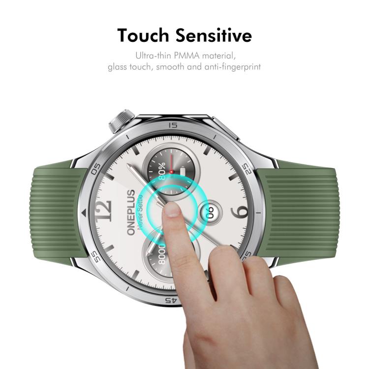 For OnePlus Watch 3 46mm 10pcs ENKAY 3D Full Coverage Soft PC Edge PMMA HD Screen Protector Film by ENKAY