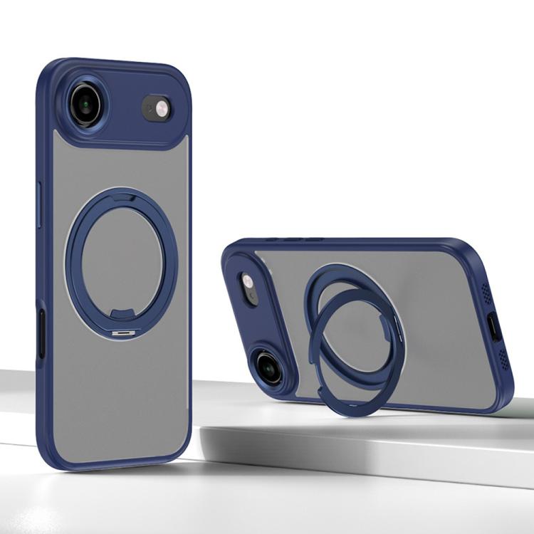 For iPhone Air Kalebol Rotating Magnetic Holder MagSafe Phone Case(Blue) by Kalebol