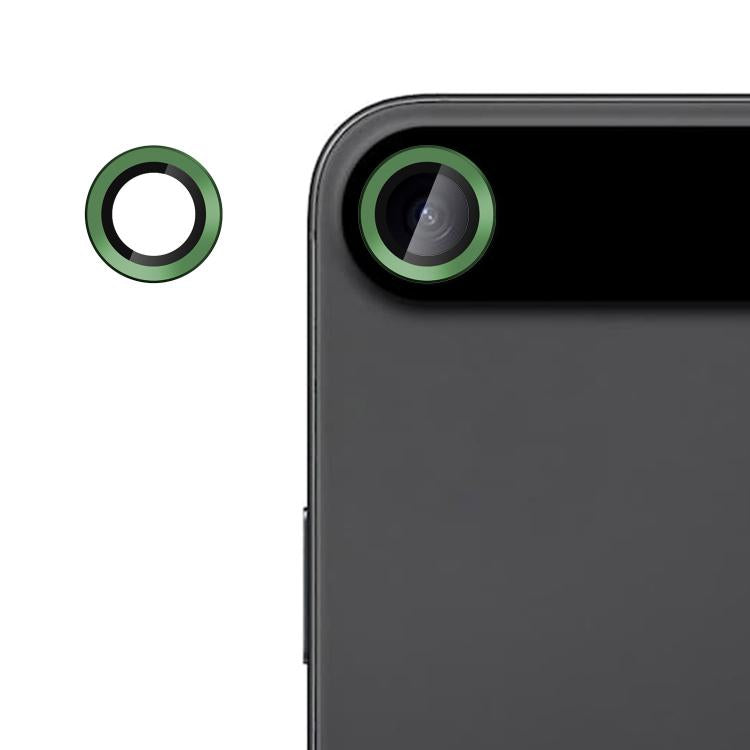 For iPhone Air Kalebol No Flicker Ultra-Thin Individual Camera Lens Tempered Glass Film(Green) by Kalebol