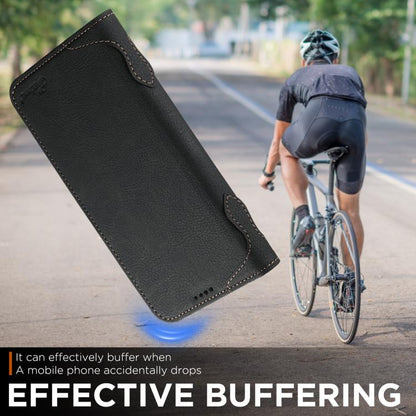 For iPhone 17 Pro SUTENI J07 Multifunctional Horizontal Flip Magsafe Leather Phone Case(Black) by Suteni