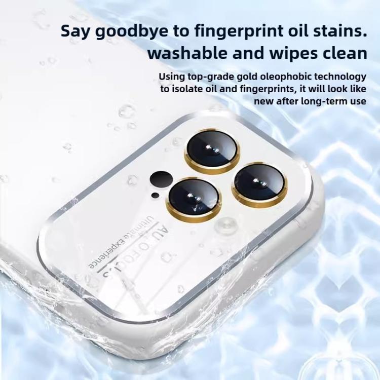 For iPhone 16 Kalebol Large Windows Frosted Liquid Silicone Phone Case(Black) by Kalebol