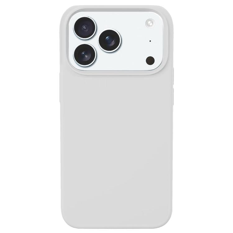 For iPhone 17 Pro Max Kalebol Solid Color Simple All-inclusive Liquid Silicone Phone Case(White) by Kalebol