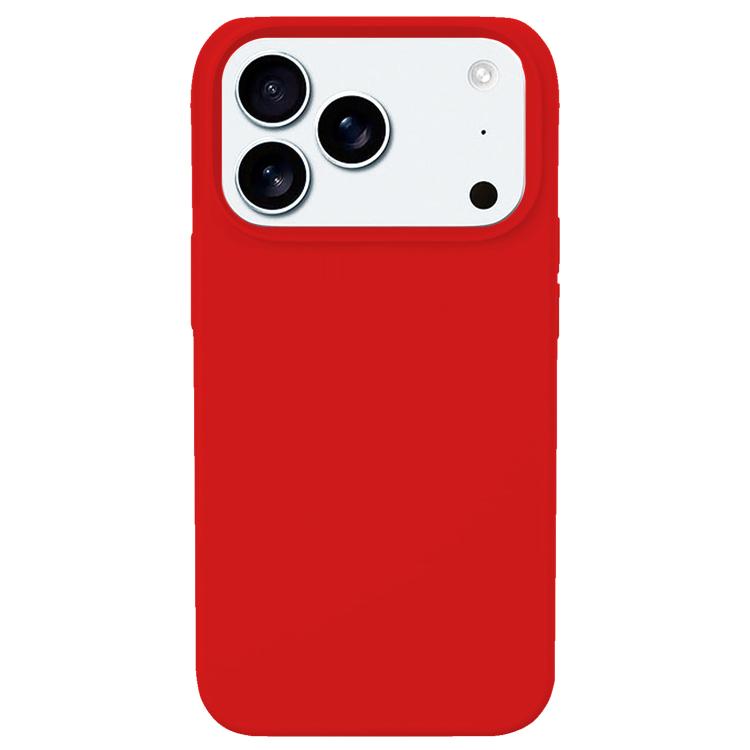 For iPhone 17 Pro Max Kalebol Solid Color Simple All-inclusive Liquid Silicone Phone Case(Red) by Kalebol