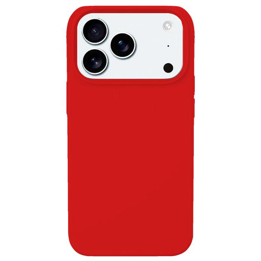 For iPhone 17 Pro Max Kalebol Solid Color Simple All-inclusive Liquid Silicone Phone Case(Red) by Kalebol