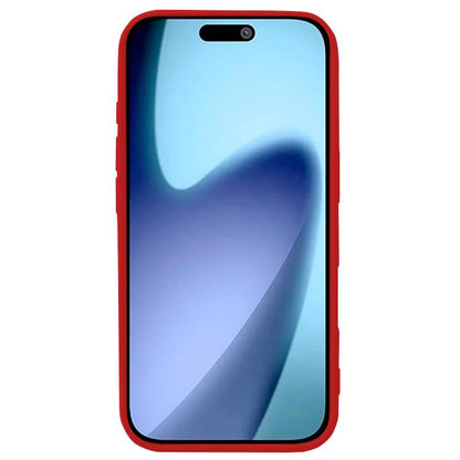 For iPhone 17 Pro Max Kalebol Solid Color Simple All-inclusive Liquid Silicone Phone Case(Red) by Kalebol