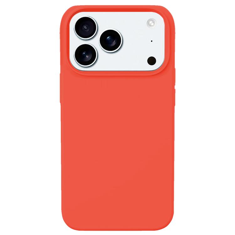 For iPhone 17 Pro Max Kalebol Solid Color Simple All-inclusive Liquid Silicone Phone Case(Orange) by Kalebol