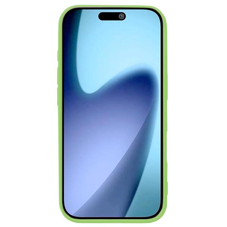 For iPhone 17 Pro Max Kalebol Solid Color Simple All-inclusive Liquid Silicone Phone Case(Green) by Kalebol