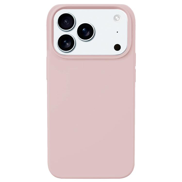 For iPhone 17 Pro Kalebol Solid Color Simple All-inclusive Liquid Silicone Phone Case(Pink) by Kalebol