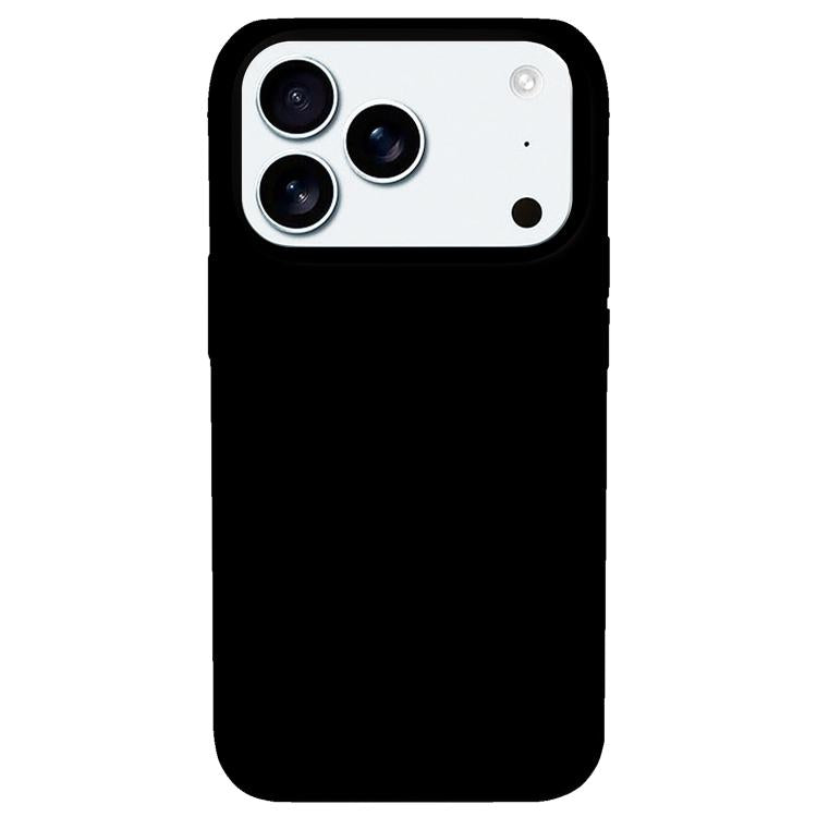 For iPhone 17 Pro Kalebol Solid Color Simple All-inclusive Liquid Silicone Phone Case(Black) by Kalebol