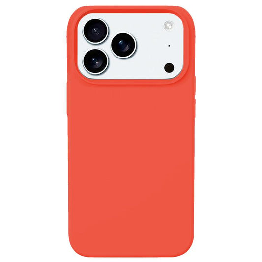 For iPhone 17 Pro Kalebol Solid Color Simple All-inclusive Liquid Silicone Phone Case(Orange) by Kalebol