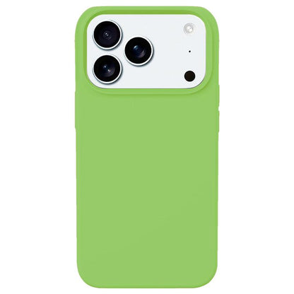 For iPhone 17 Pro Kalebol Solid Color Simple All-inclusive Liquid Silicone Phone Case(Green) by Kalebol