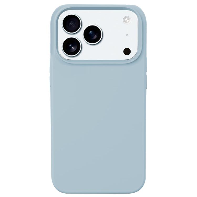 For iPhone 17 Pro Kalebol Solid Color Simple All-inclusive Liquid Silicone Phone Case(Light Blue) by Kalebol