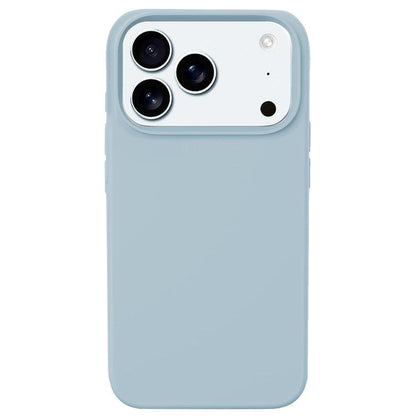 For iPhone 17 Pro Kalebol Solid Color Simple All-inclusive Liquid Silicone Phone Case(Light Blue) by Kalebol