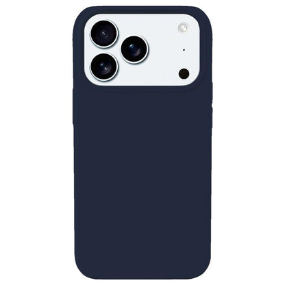 For iPhone 17 Pro Kalebol Solid Color Simple All-inclusive Liquid Silicone Phone Case(Midnight Blue) by Kalebol