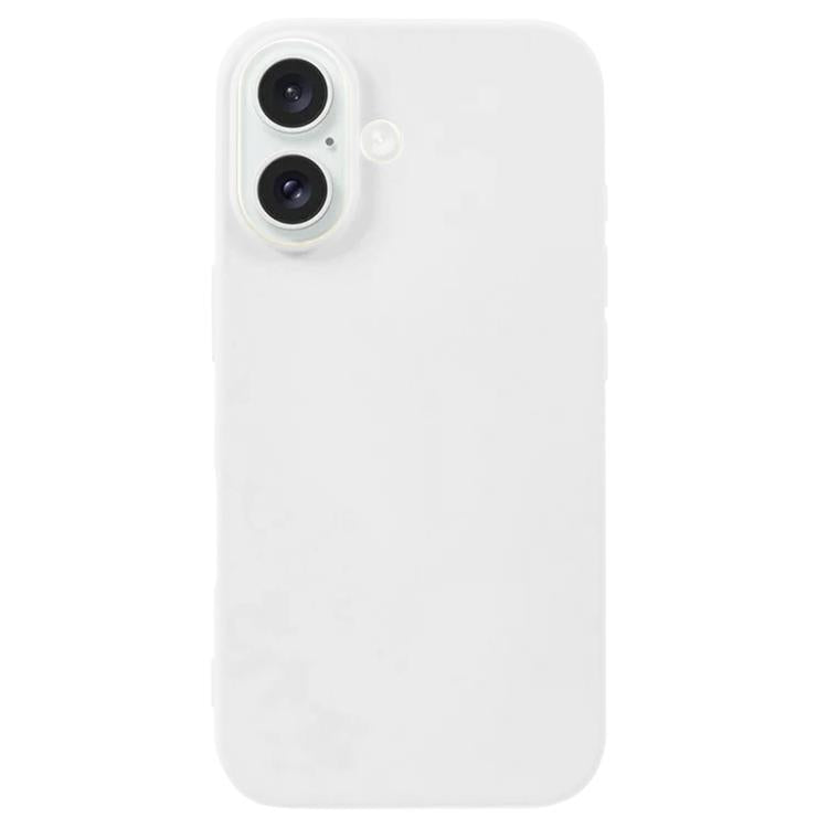 For iPhone 17 Kalebol Solid Color Simple All-inclusive Liquid Silicone Phone Case(White) by Kalebol