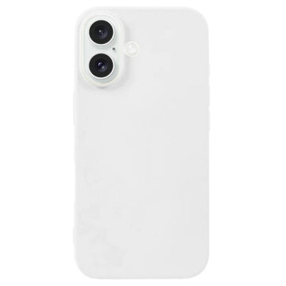 For iPhone 17 Kalebol Solid Color Simple All-inclusive Liquid Silicone Phone Case(White) by Kalebol