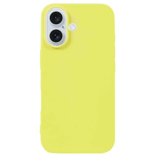 For iPhone 17 Kalebol Solid Color Simple All-inclusive Liquid Silicone Phone Case(Yellow) by Kalebol