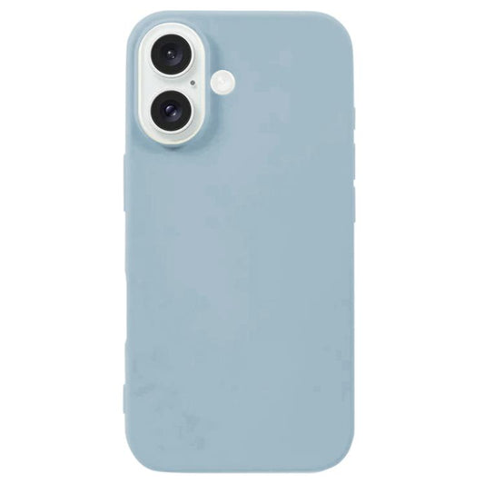 For iPhone 17 Kalebol Solid Color Simple All-inclusive Liquid Silicone Phone Case(Light Blue) by Kalebol