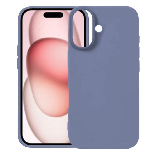 For iPhone 17 Kalebol Solid Color Simple All-inclusive Liquid Silicone Phone Case(Lilac) by Kalebol