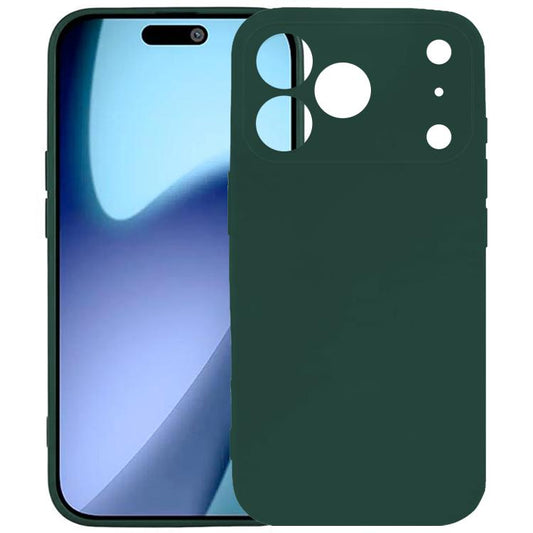 For iPhone 17 Pro Max Kalebol Precise Cutouts Solid Color TPU Phone Case(Dark Green) by Kalebol