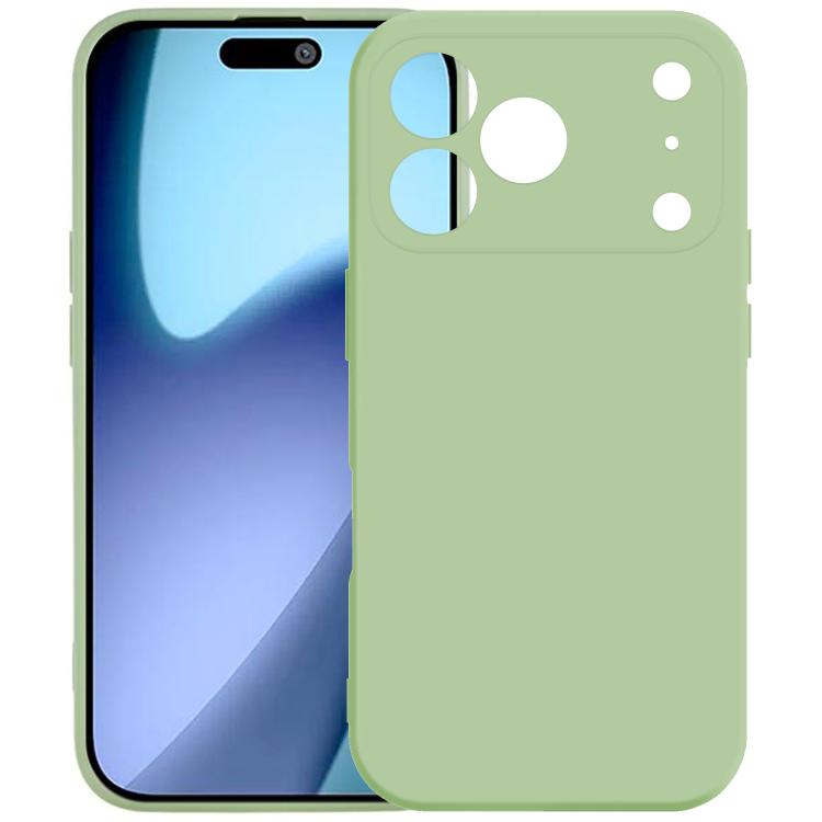 For iPhone 17 Pro Max Kalebol Precise Cutouts Solid Color TPU Phone Case(Matcha Green) by Kalebol