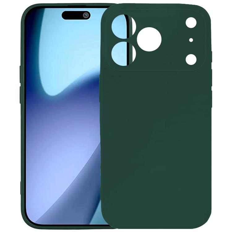 For iPhone 17 Pro Kalebol Precise Cutouts Solid Color TPU Phone Case(Dark Green) by Kalebol