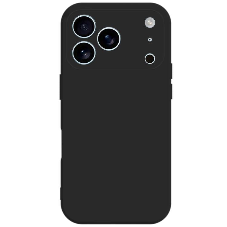 For iPhone 17 Pro Kalebol Precise Cutouts Solid Color TPU Phone Case(Black) by Kalebol