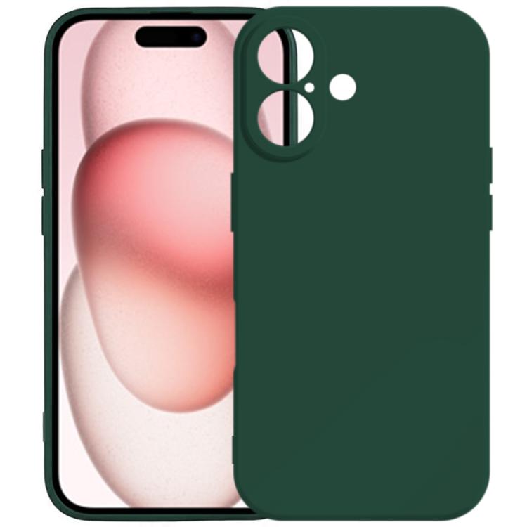 For iPhone 17 Kalebol Precise Cutouts Solid Color TPU Phone Case(Dark Green) by Kalebol